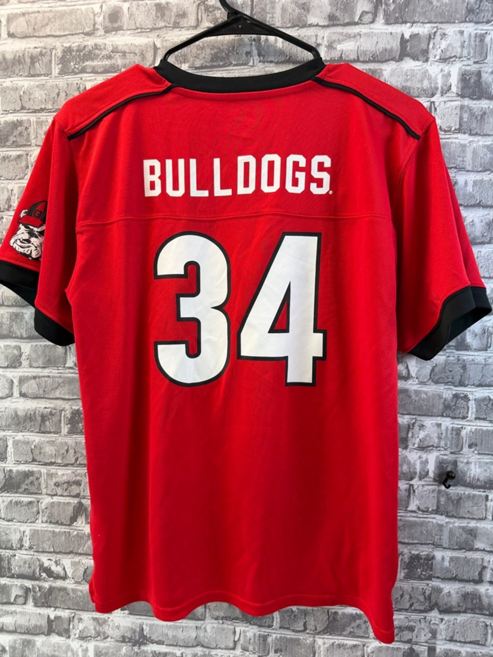 Georgia Bulldogs Sports Jersey Shirt with Number 34 - Picture 6 of 12